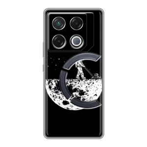 Силиконовый Чехол с принтом "Космонавты" на Infinix GT 20 Pro (Космонавт)