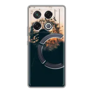 Силиконовый Чехол с одуванчиками на Infinix GT 20 Pro (Красивый одуванчик)