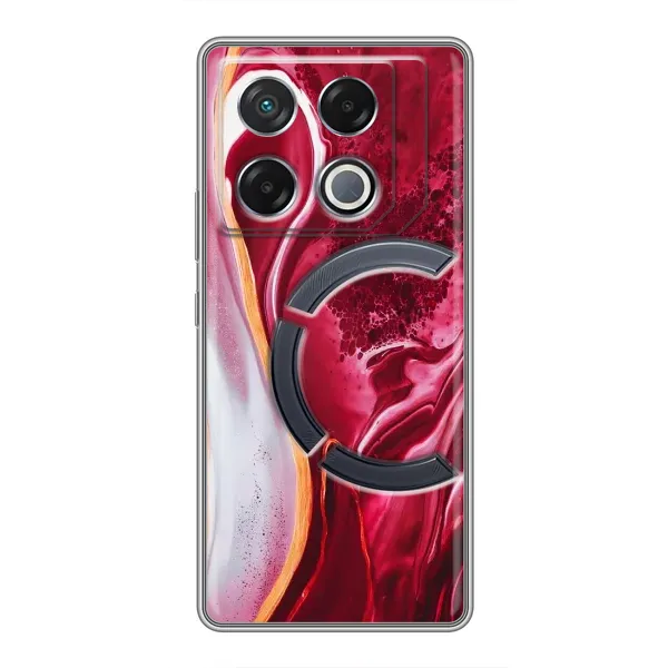 Чехол с рисунком «Красный мрамор» для Infinix GT 20 Pro Чехол с рисунком «Красный мрамор» для Infinix GT 20 Pro