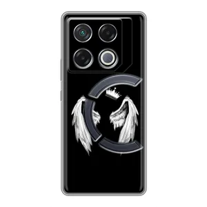 Чохол (Корона на чорному фоні) для ГТ 20 Про (Крила і корона)