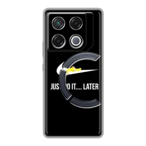 Силиконовый Чехол на Infinix GT 20 Pro с картинкой Nike (Later)