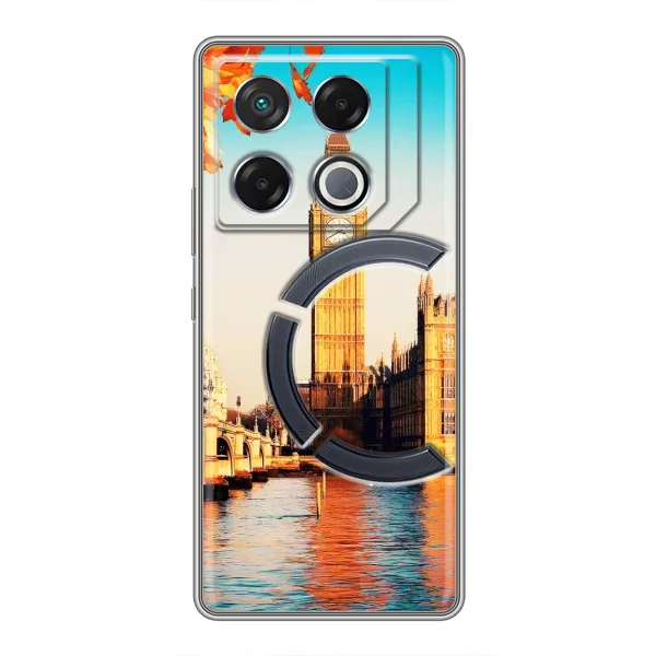 Чехол с рисунком «Летний Лондон» для Infinix GT 20 Pro Чехол с рисунком «Летний Лондон» для Infinix GT 20 Pro