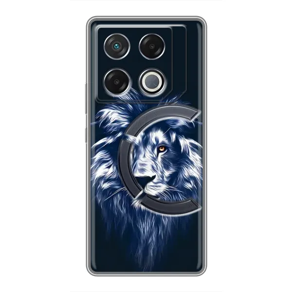 Чехол с рисунком «Лев - синий» для Infinix GT 20 Pro Чехол с рисунком «Лев - синий» для Infinix GT 20 Pro