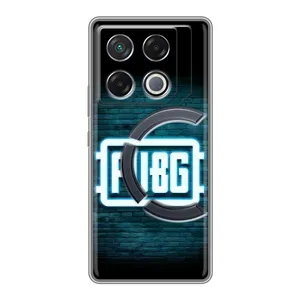 Чохол (TPU) з картинкою "Лого Пабг" на ГТ 20 Про (Лого PUBG)