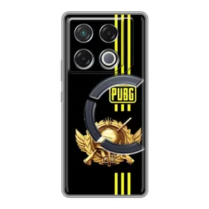Чохол (TPU) з картинкою "Лого Пабг" на ГТ 20 Про (Логотип PUPG)