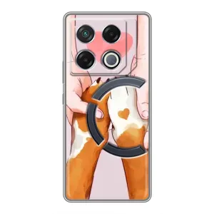 Чехол (ТПУ) Милые собачки для Infinix GT 20 Pro (Любовь к собакам)