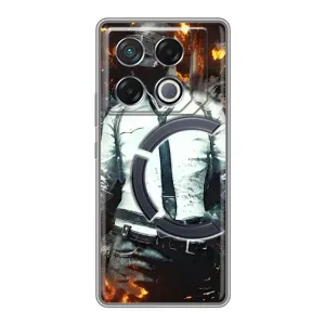 Чохол з картинкою "Герой Pubg" на Infinix GT 20 Pro (Man Пубг)