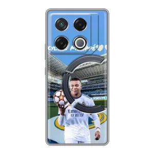 Чехол (TPU) с Футболистом на Infinix GT 20 Pro (Mbappe Real)