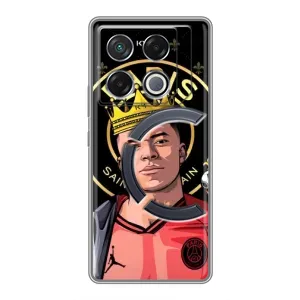 Чехол (TPU) с Футболистом на Infinix GT 20 Pro (Mbappe King)