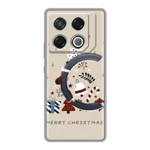 Чехол Санта Клаус для Infinix GT 20 Pro (Merry Christmas)