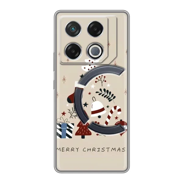 Чехол с рисунком «Merry Christmas» для Infinix GT 20 Pro Чехол с рисунком «Merry Christmas» для Infinix GT 20 Pro