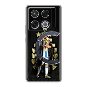 Чехлы Лео Месси Аргентина для Infinix GT 20 Pro (Месси король)