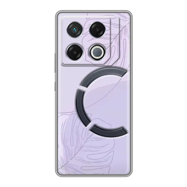 Чехол с рисунком «Монстера фиолетовая» для Infinix GT 20 Pro Чехол с рисунком «Монстера фиолетовая» для Infinix GT 20 Pro