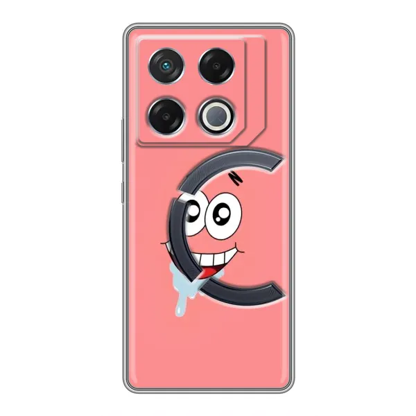 Чехол с рисунком «Мордочка Патрика» для Infinix GT 20 Pro Чехол с рисунком «Мордочка Патрика» для Infinix GT 20 Pro