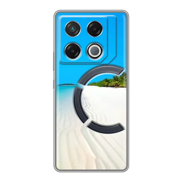 Чехол с рисунком «Море песок» для Infinix GT 20 Pro Чехол с рисунком «Море песок» для Infinix GT 20 Pro