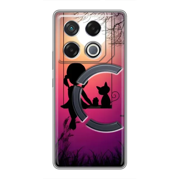 Чехол с рисунком «На качели» для Infinix GT 20 Pro Чехол с рисунком «На качели» для Infinix GT 20 Pro