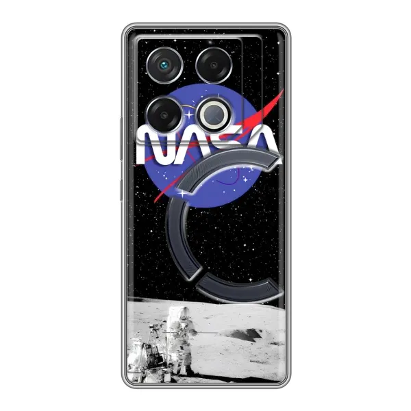 Чехол с рисунком «Nasa на луне» для Infinix GT 20 Pro Чехол с рисунком «Nasa на луне» для Infinix GT 20 Pro