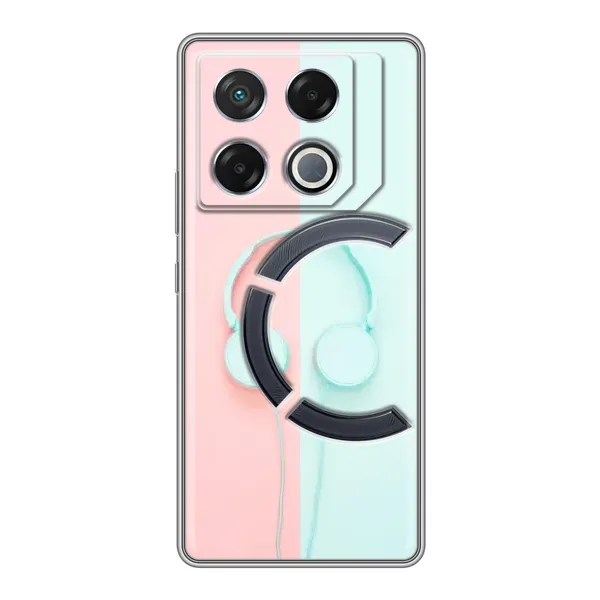 Чехол с рисунком «Наушники» для Infinix GT 20 Pro Чехол с рисунком «Наушники» для Infinix GT 20 Pro