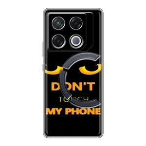 Чехол с Прикольным принтом на Infinix GT 20 Pro (Не трогай мой телефон)
