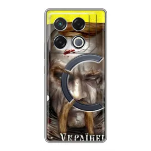 Чехол с картинкой (Патриотический КОЗАК) на Infinix GT 20 Pro (Одноглазый Козак)