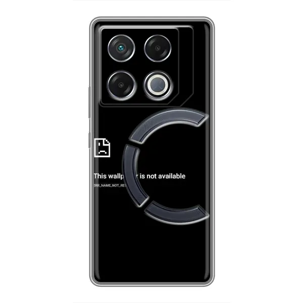 Чехол с рисунком «Ошибка» для Infinix GT 20 Pro Чехол с рисунком «Ошибка» для Infinix GT 20 Pro
