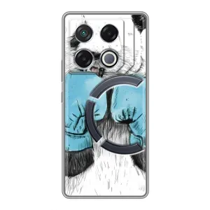 Чехлы с Пандами на Infinix GT 20 Pro (Панда боксер)