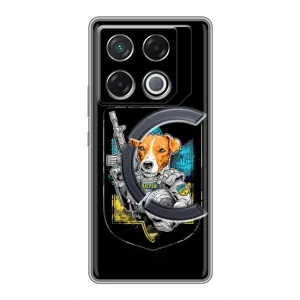 Чехол с принтом для Infinix GT 20 Pro (Патрон Воин)