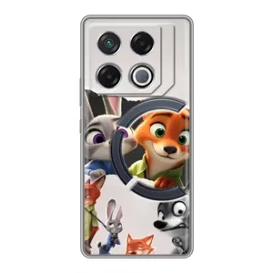 Силиконовый чехол с принтом Зоотрополіс для Infinix GT 20 Pro