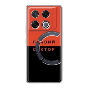 Чехлы УПА (Красно-Чёрный) на Infinix GT 20 Pro (Правый Серктор)