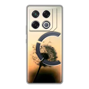 Силиконовый Чехол с одуванчиками на Infinix GT 20 Pro (Роздумаханый одуванчик)