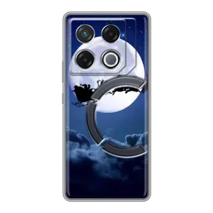 Чехол Санта Клаус для Infinix GT 20 Pro (Санта - луна)
