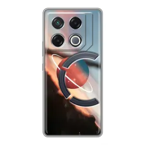 Чехол (ТПУ) с планетами на Infinix GT 20 Pro (Сатурн)