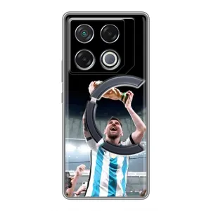 Чехлы Лео Месси Аргентина для Infinix GT 20 Pro (Счастливый Месси)