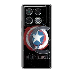 Чехол с Щитом Капитана Америки на Infinix GT 20 Pro (Щит Капитана)