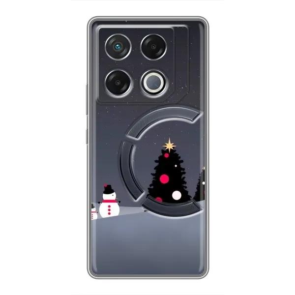Чехол с рисунком «Снеговички» для Infinix GT 20 Pro Чехол с рисунком «Снеговички» для Infinix GT 20 Pro
