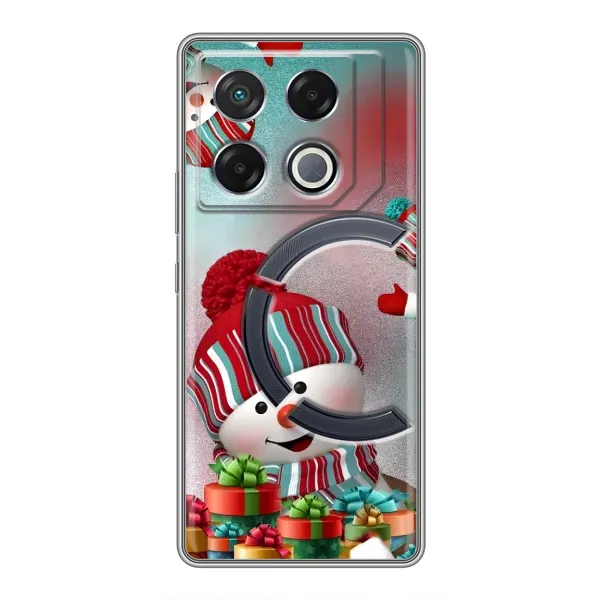 Чехол с рисунком «Снеговик в шапке» для Infinix GT 20 Pro Чехол с рисунком «Снеговик в шапке» для Infinix GT 20 Pro