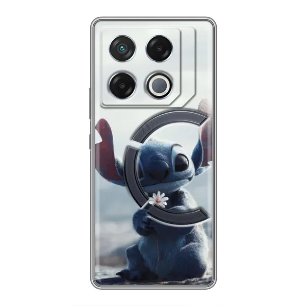 Чехол с рисунком «Стич с цветочком» для Infinix GT 20 Pro Чехол с рисунком «Стич с цветочком» для Infinix GT 20 Pro