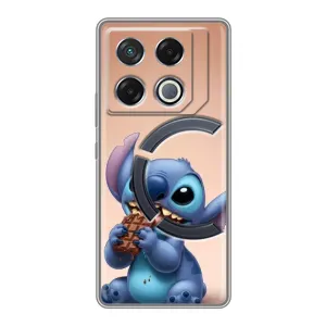 Чехол с рисунком Стич для Infinix GT 20 Pro (Стич с шоколадом)