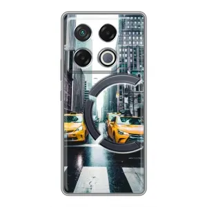 Силиконовый бампер (Работники) на Infinix GT 20 Pro (Такси)