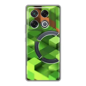 Чохли для Infinix GT 20 Pro (Персонажі МайнКрафт) (Текстура)
