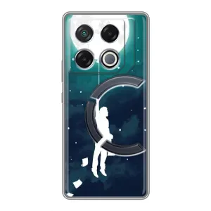 Чехол (ТПУ) с планетами на Infinix GT 20 Pro (To The moon)