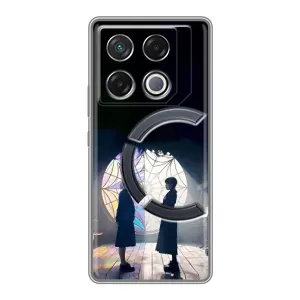 Чехлы с принтом Уэнсдей на Infinix GT 20 Pro (Уэнсдей и Энди)