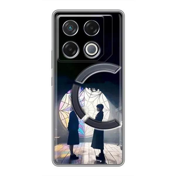 Чехол с рисунком «Уэнсдей и Энди» для Infinix GT 20 Pro Чехол с рисунком «Уэнсдей и Энди» для Infinix GT 20 Pro