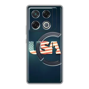 Чехол Флаг USA для Infinix GT 20 Pro (USA)
