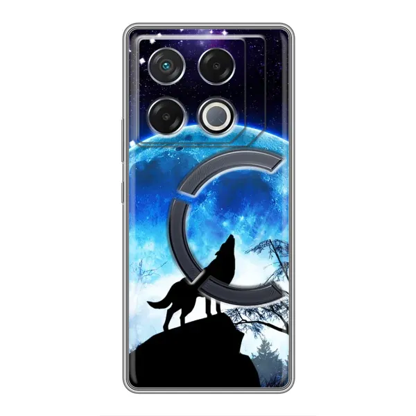 Чехол с рисунком «Воет на луну» для Infinix GT 20 Pro Чехол с рисунком «Воет на луну» для Infinix GT 20 Pro