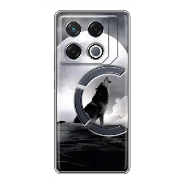 Чехол с рисунком «Волк и луна» для Infinix GT 20 Pro Чехол с рисунком «Волк и луна» для Infinix GT 20 Pro