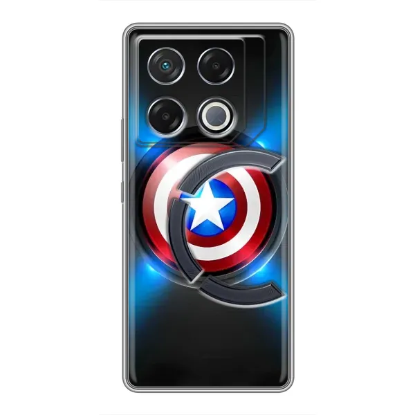 Чехол с рисунком «Яркий Щит Капитана» для Infinix GT 20 Pro Чехол с рисунком «Яркий Щит Капитана» для Infinix GT 20 Pro