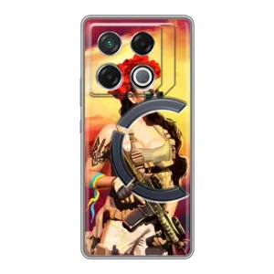 ЗСУ Чехлы (TPU) для Infinix GT 20 Pro (Женщина солдат)