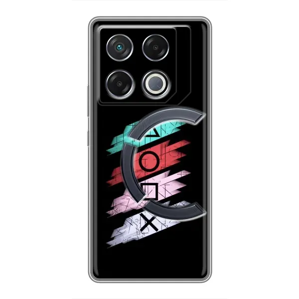Чехол с рисунком «Значки Sony» для Infinix GT 20 Pro Чехол с рисунком «Значки Sony» для Infinix GT 20 Pro