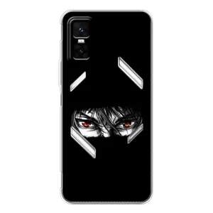 Силіконові чохлі з очіма Anime для ГТ 30 Про (Аніме очі)
